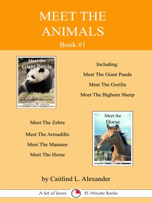 cover image of Meet the Animals; Book 1